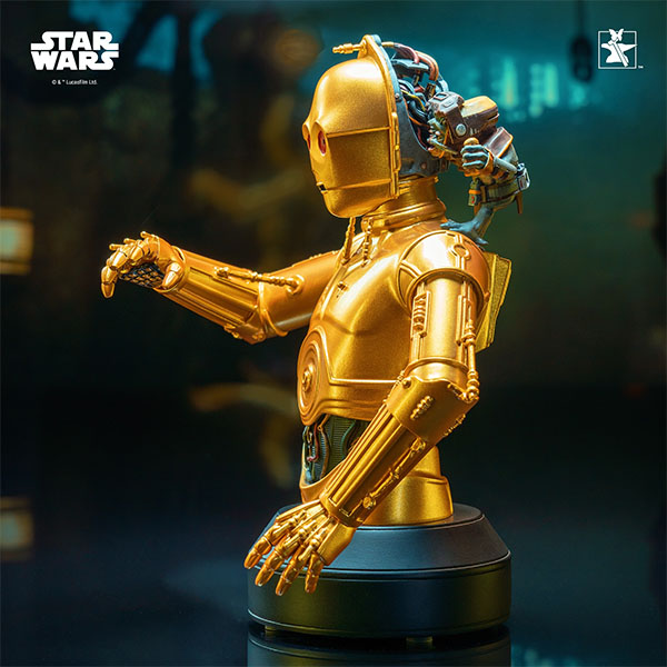 Gentle Giant Star Wars The Rise of Skywalker C-3PO and Babu Frik Bust